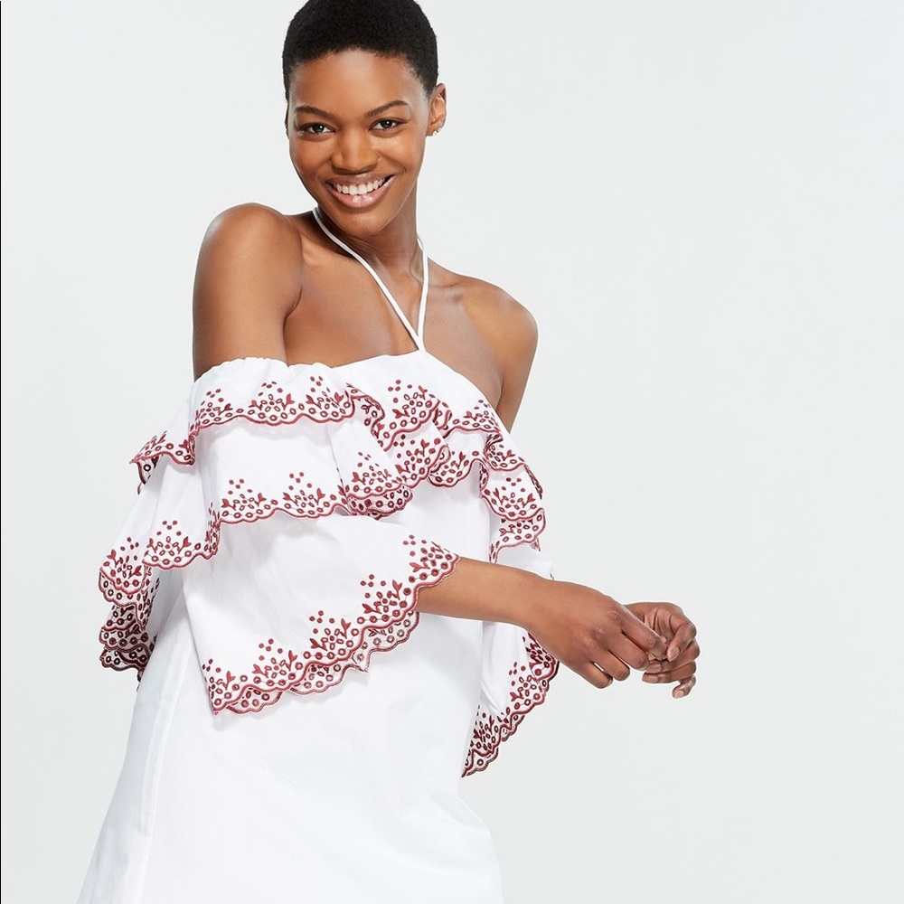 Rebecca Mincoff white Dena Helier dress